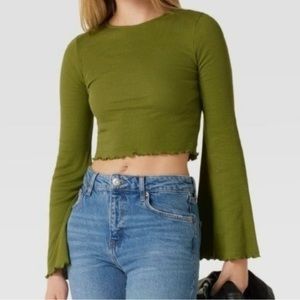 ISO urban outfitters BDG lettuce hem long sleeve crop top